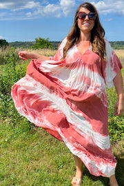 Savannah Dress | Coral | Boheme kjole fra State bird