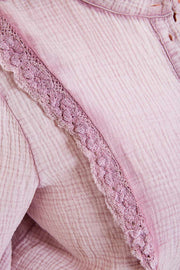 Bucaneve Blouse | Rose | Skjorte bluse fra Banditas