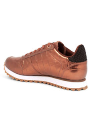 Ydun Croco Shiny | Burnished Copper | Sneakers fra Woden
