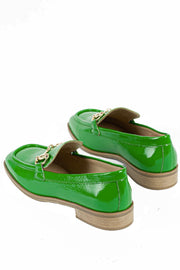 Natalie | Green | Loafers fra Bukela