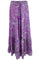 Luna Maxi Frill Skirt | Lavender Paisley | Nederdel fra Black Colour