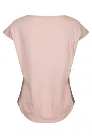 Nikoline T-shirt | Dusty rose | T-shirt med tryk fra Sofie Schnoor