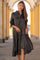 Stella | Black Satin | Satin kjole fra Emm Copenhagen