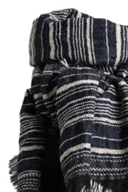 Amana scarf | Blue | Tørklæde med striber fra Stylesnob