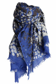SANSE SCARF | Blue | Uld tørklæde fra STYLESNOB