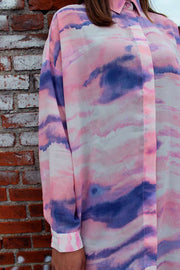 Susan LS Shirt | Tie Dye | Lang skjorte med tie dye fra Liberté