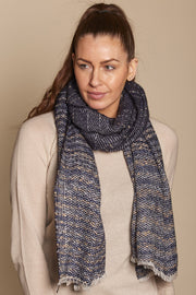 Tessa scarf | Blue | Tørklæde fra Stylesnob