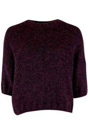 Tiana Knit Blouse | Brown | Strik pullover fra Black Colour