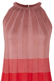 Knit Dress On Knee T6829 | Tomato | Strikkjole fra SAINT TROPEZ