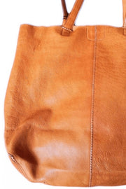Tote Bag | Tan | Læder shopper fra Black Colour