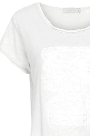 Trave | Grateful White | T-shirt fra Marta du Chateau
