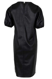 Trieste Faux Dress | Sort | Kjole i læderlook fra Neo Noir
