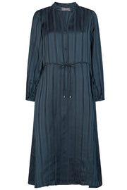 Valley Stripe Dress | Salute Navy | Kjole fra Mos Mosh