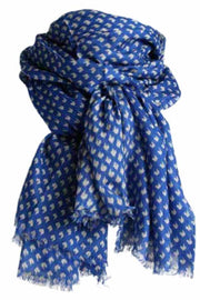 Venta Scarf | Blue | Tørklæde fra Stylesnob