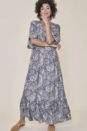 Raven paisley dress | Paisley Print | Maxikjole fra Mos Mosh