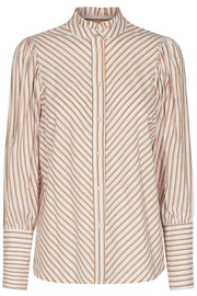 Yvon Stripe Shirt | Mustard | Skjorte med striber fra Co'Couture