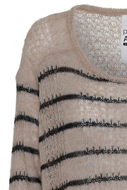 Bille | Baby pink fine stripe | Sweater fra Project AJ117